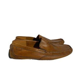 Clark's -- Men's Tan Leather Driving Loafers Size 9.5M